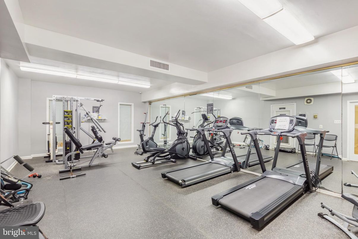 Fitness Equipment, Gym, Interior