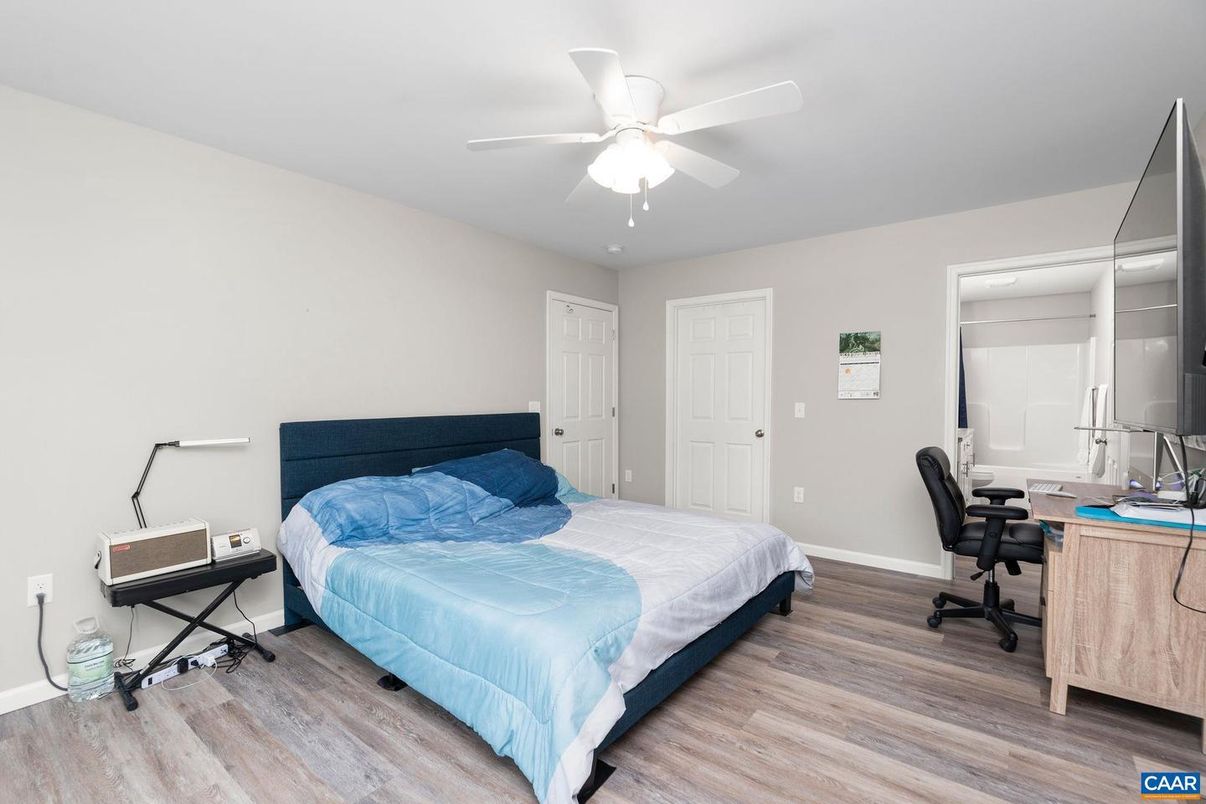 Bedroom, Home Office, Interior, Wood Texture Flooring