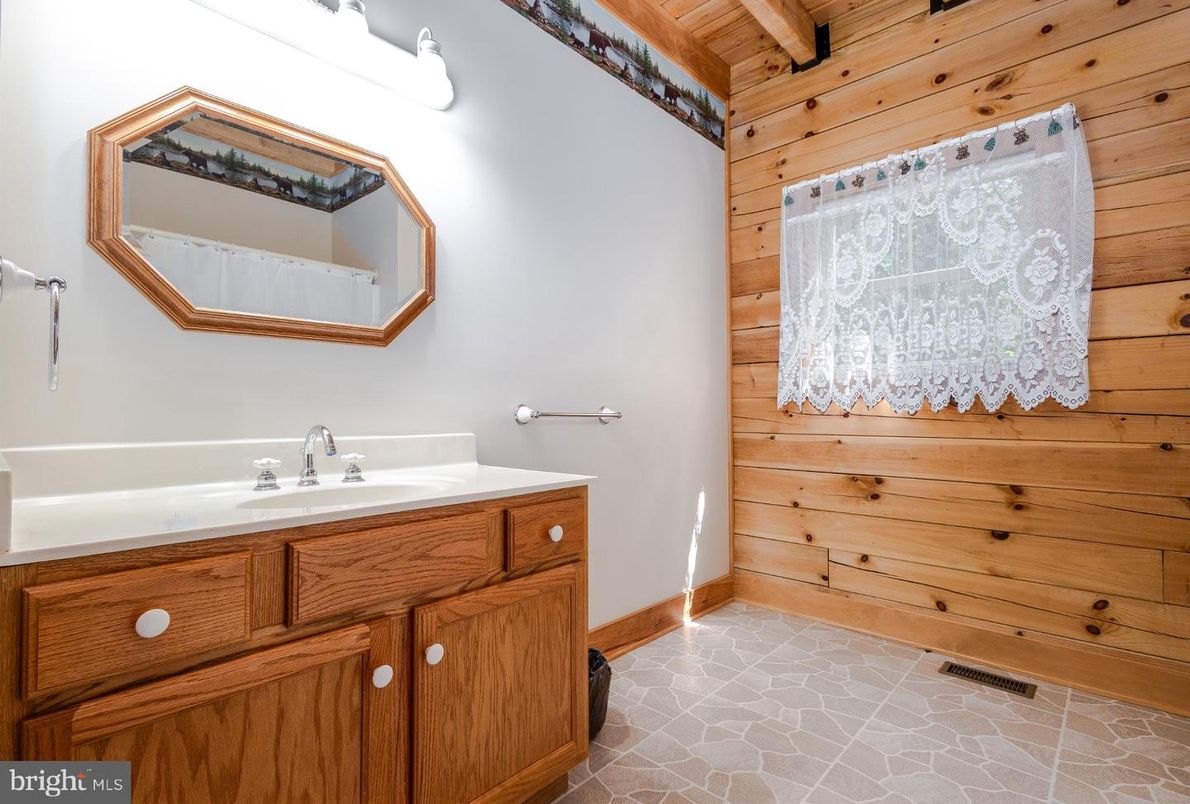 Bathroom, Interior, Wooden Walls