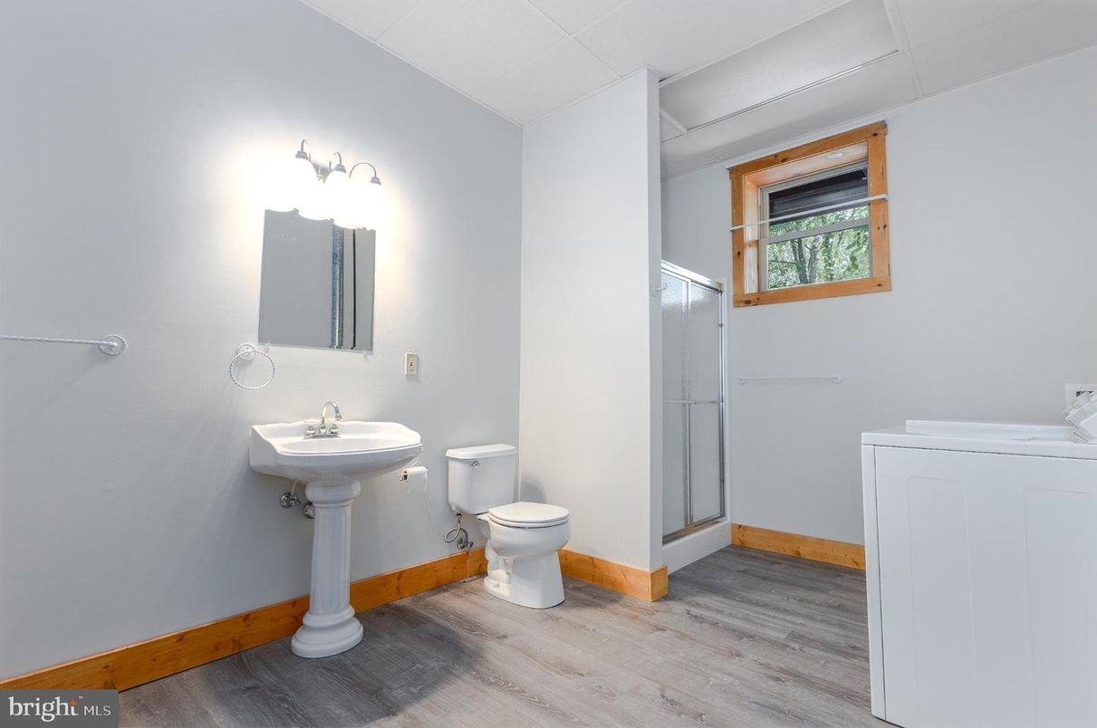 Bathroom, Interior, Wood Texture Flooring