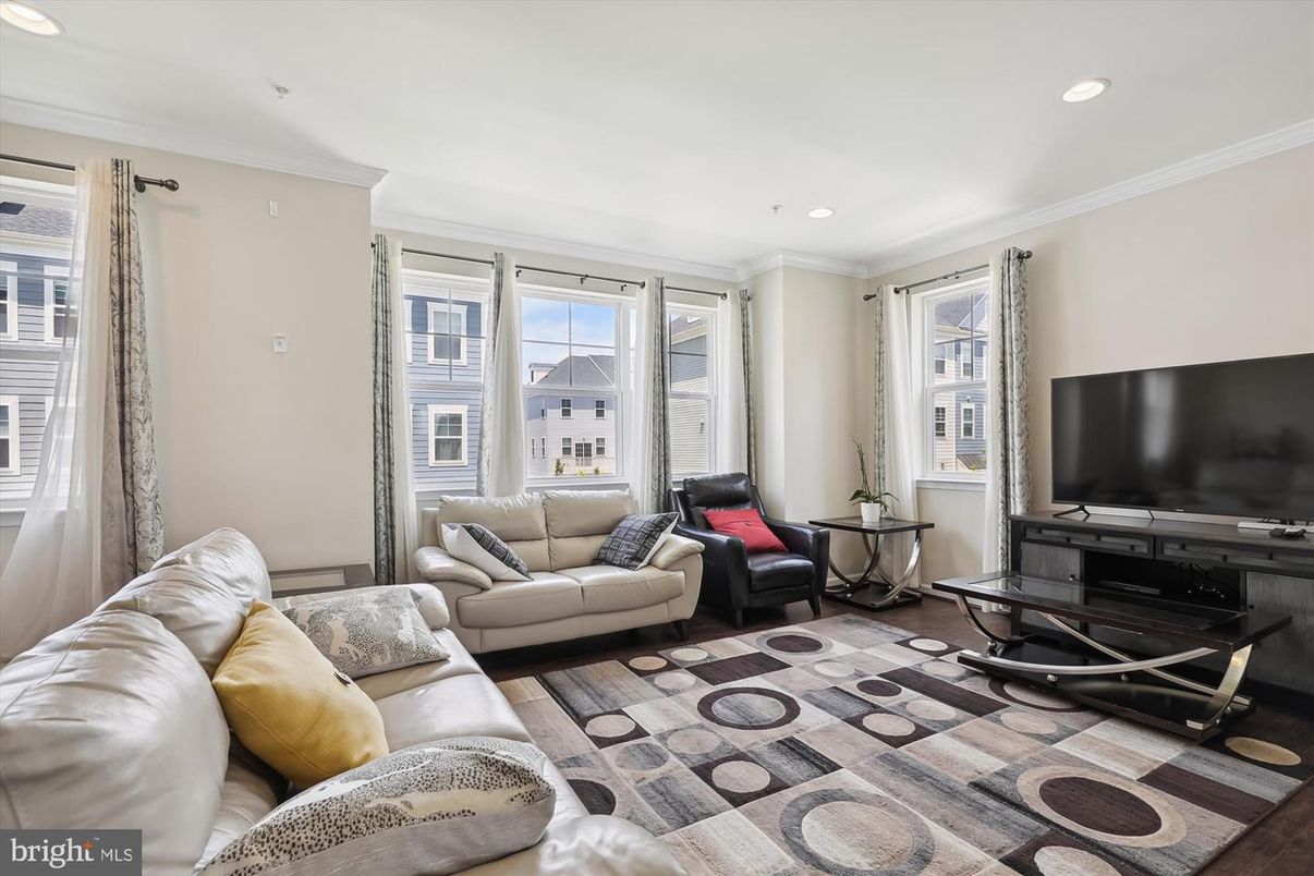 Interior, Living room, Recessed Lighting