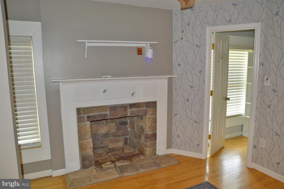 Fireplace, Interior, Stone Walls, Wood Texture Flooring