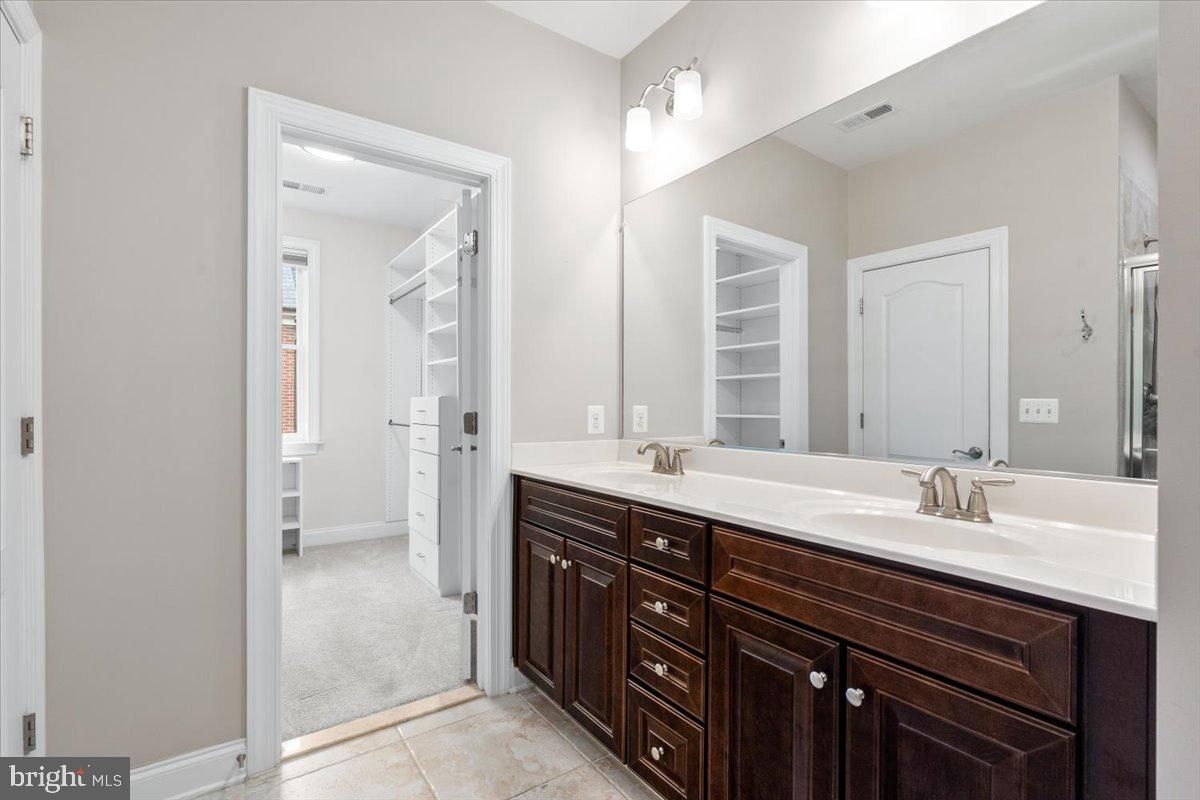 Bathroom, Dual Sink Vanities, Interior, Walk-in Closets
