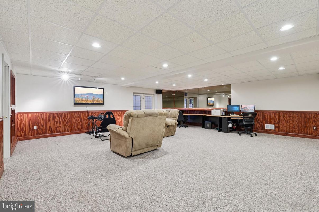 Home Office, Interior, Recessed Lighting