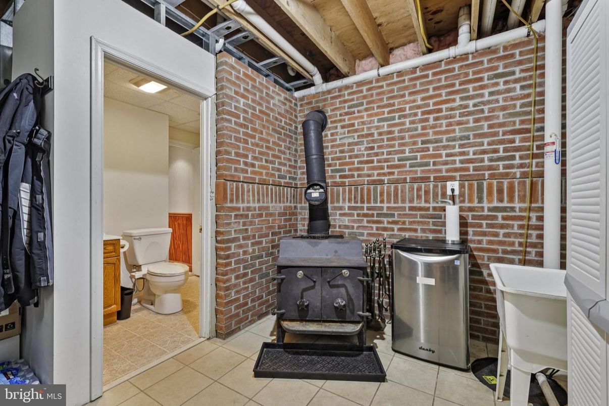 Bathroom, Interior, Stone Walls, Wooden Beams, Wooden Ceilings