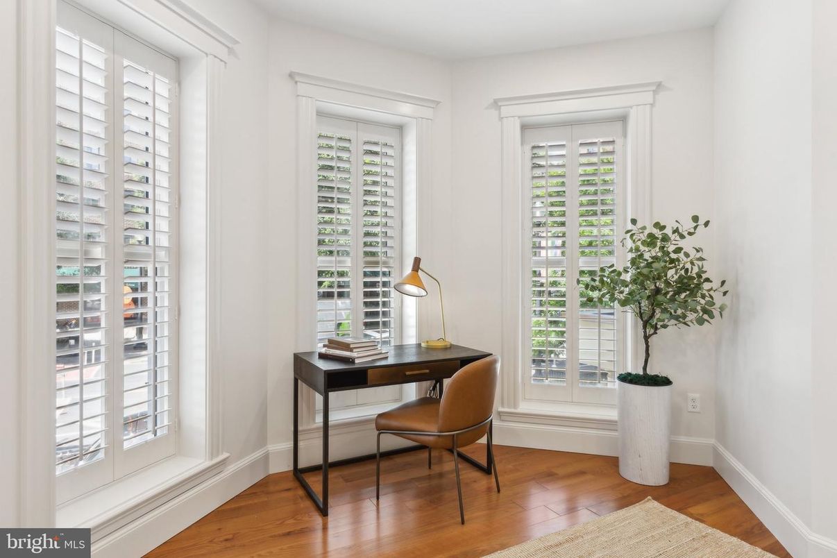 Home Office, Interior, Wood Texture Flooring