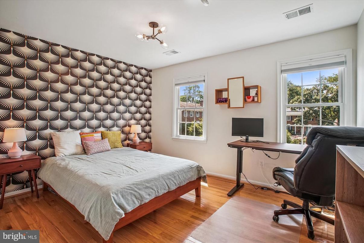 Bedroom, Interior, Wood Texture Flooring