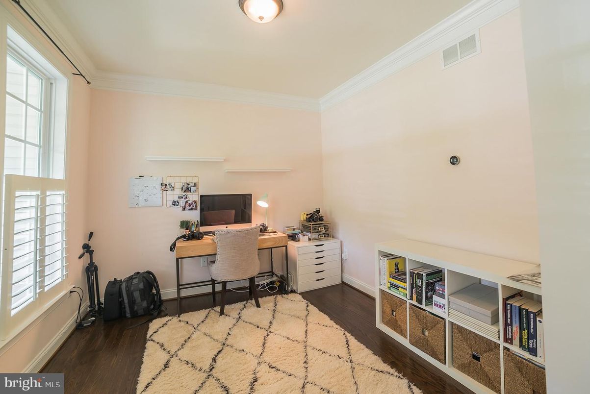 Home Office, Interior, Wood Texture Flooring