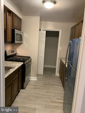 Interior, Kitchen, Wood Texture Flooring