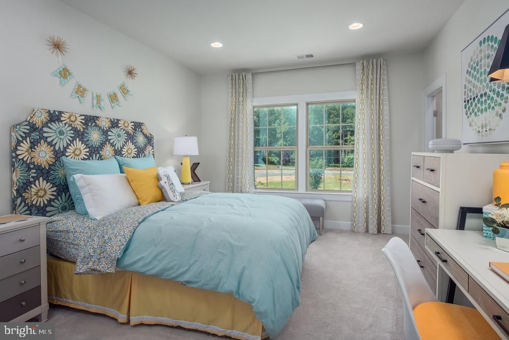 Bedroom, Interior, Recessed Lighting