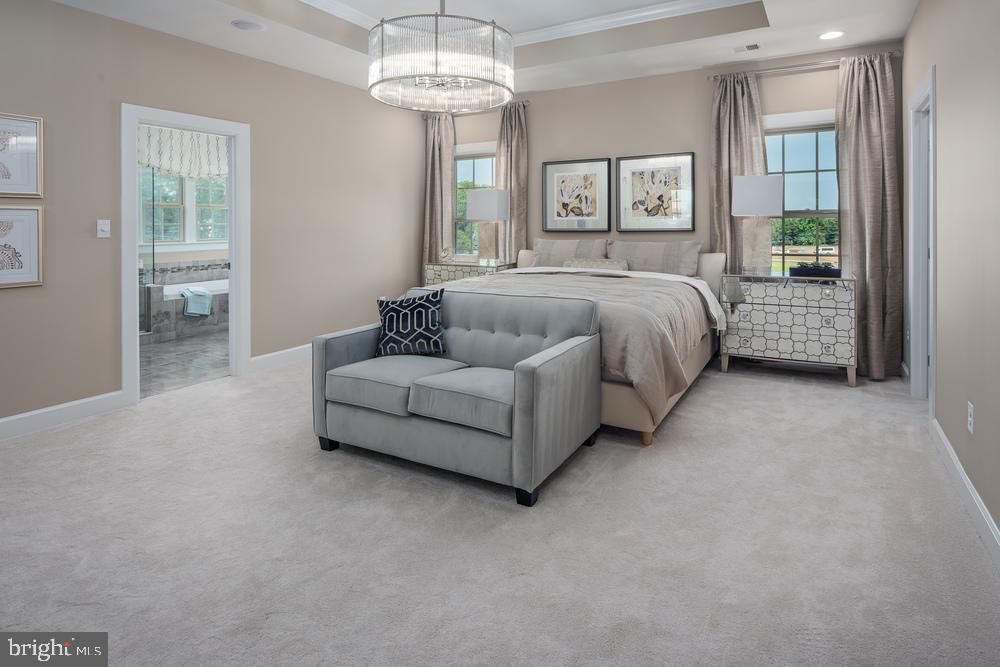 Bedroom, Interior, Pendant Lights, Recessed Lighting
