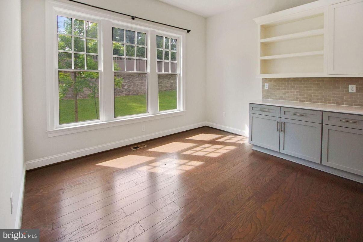 Empty room, Interior, Stone Walls, Wood Texture Flooring