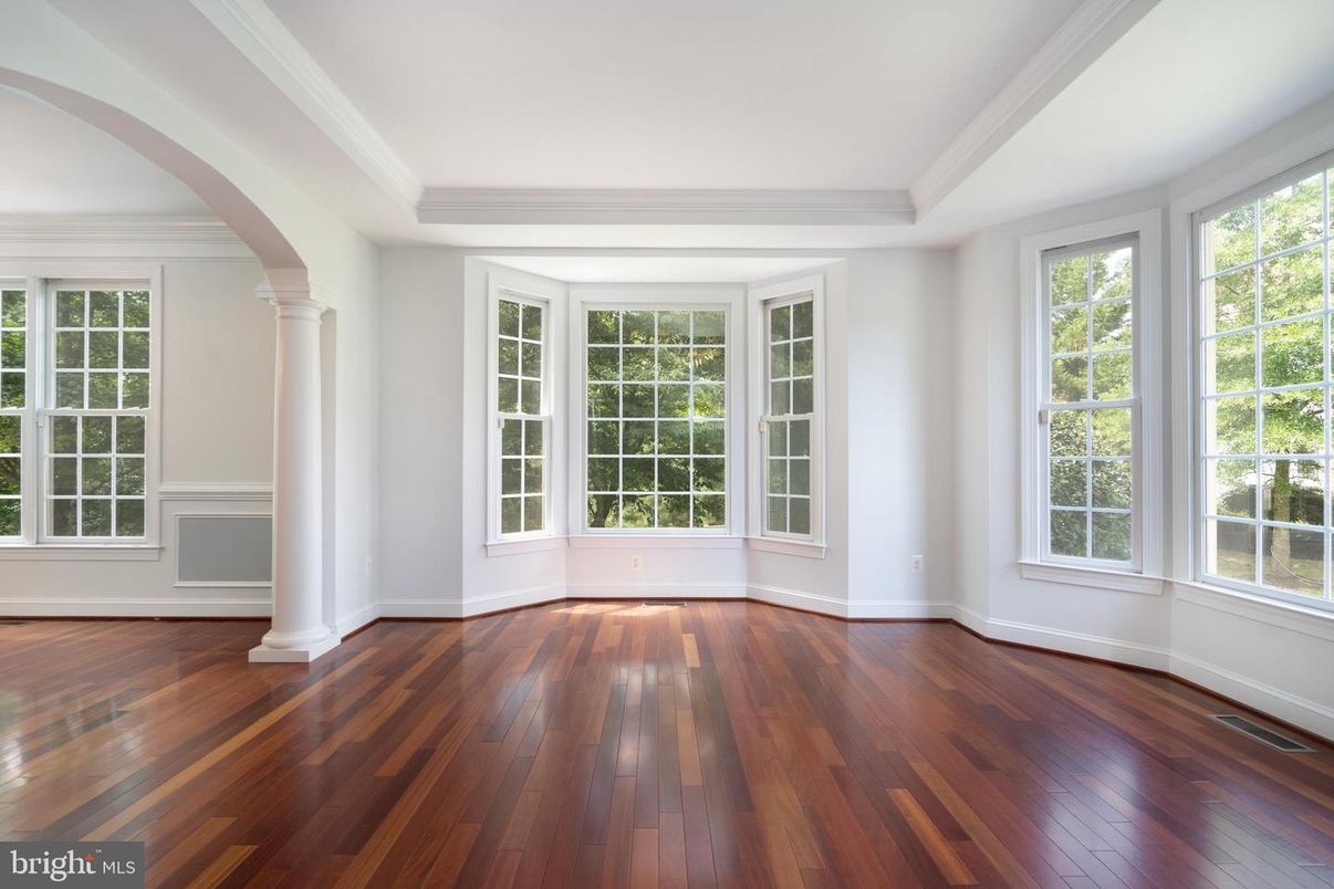 Empty room, Interior, Wood Texture Flooring
