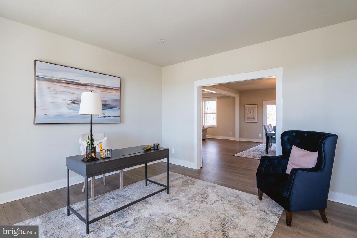 Home Office, Interior, Wood Texture Flooring