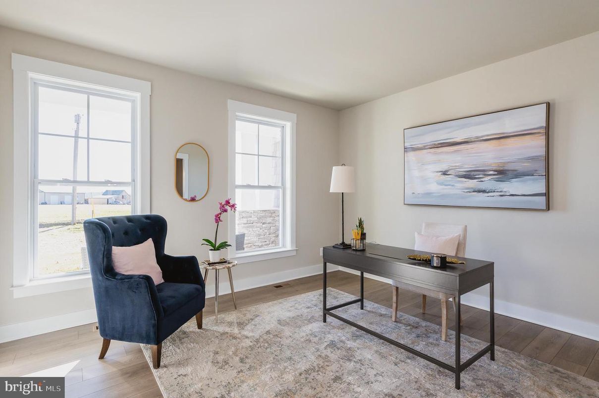 Home Office, Interior, Wood Texture Flooring
