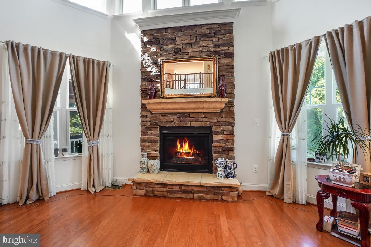 Fireplace, Interior, Wood Texture Flooring