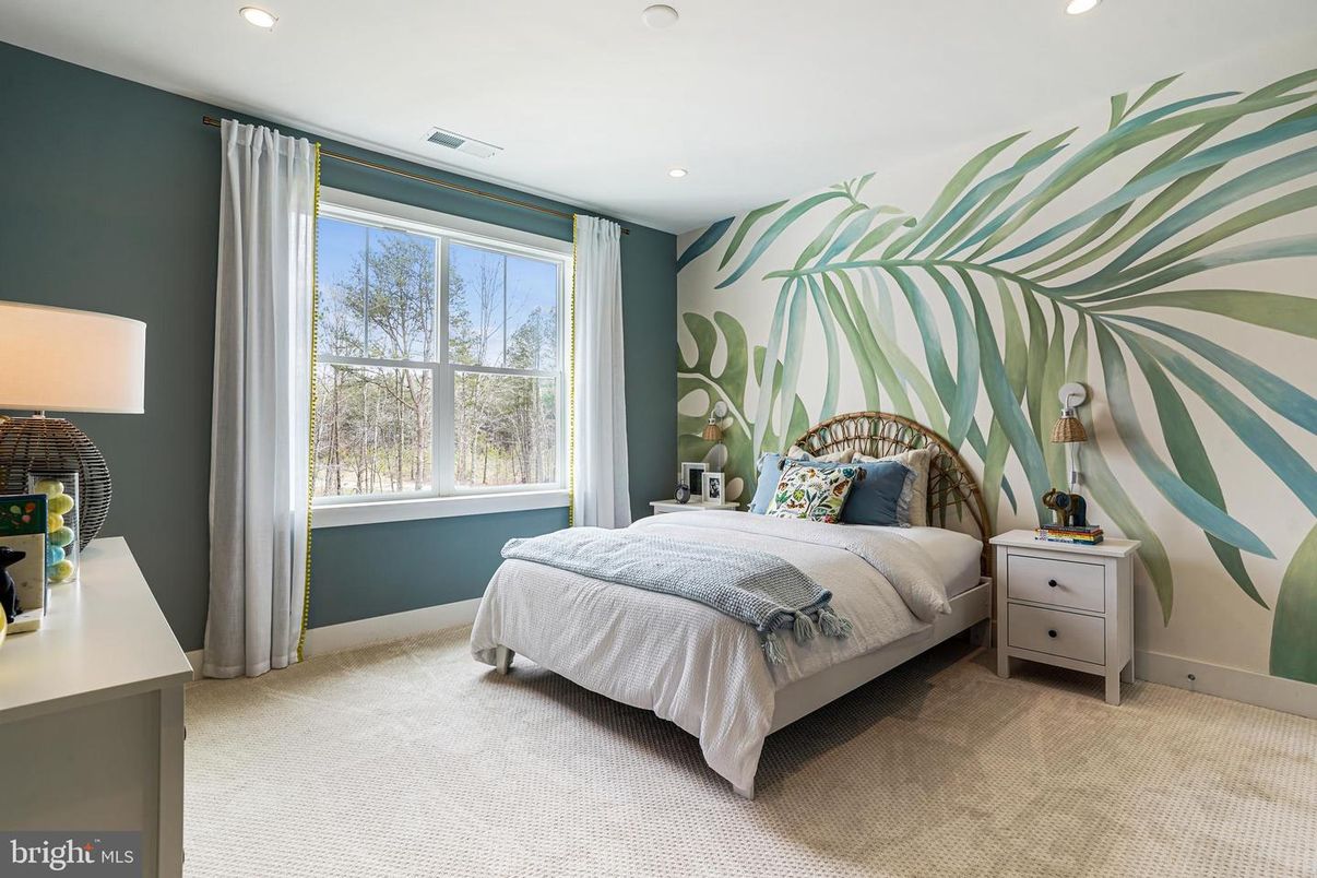 Bedroom, Interior, Recessed Lighting