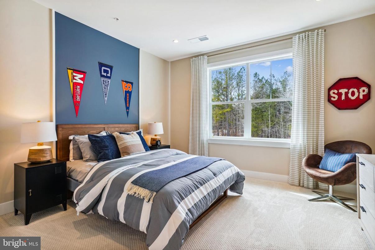 Bedroom, Interior, Recessed Lighting