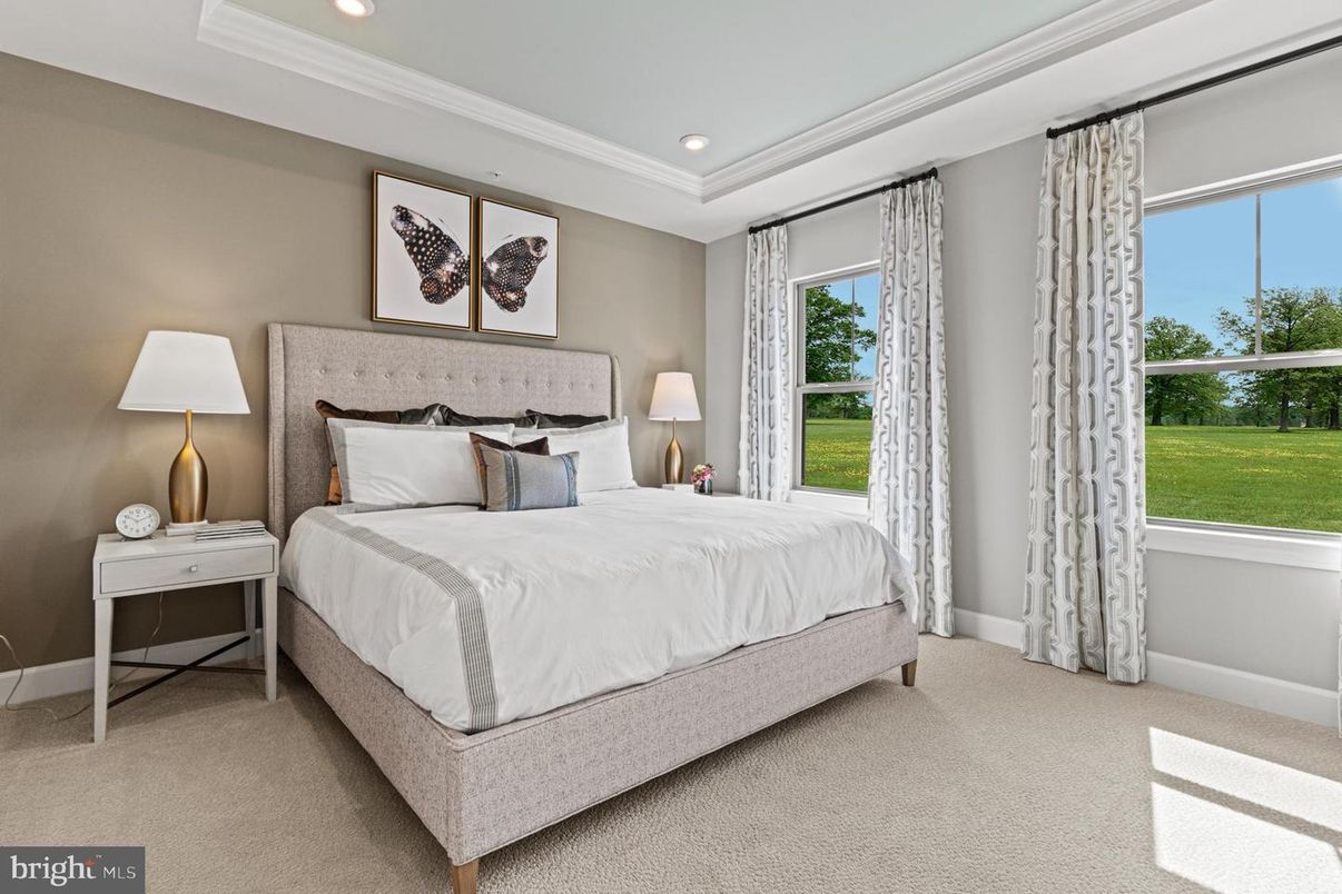Bedroom, Interior, Recessed Lighting