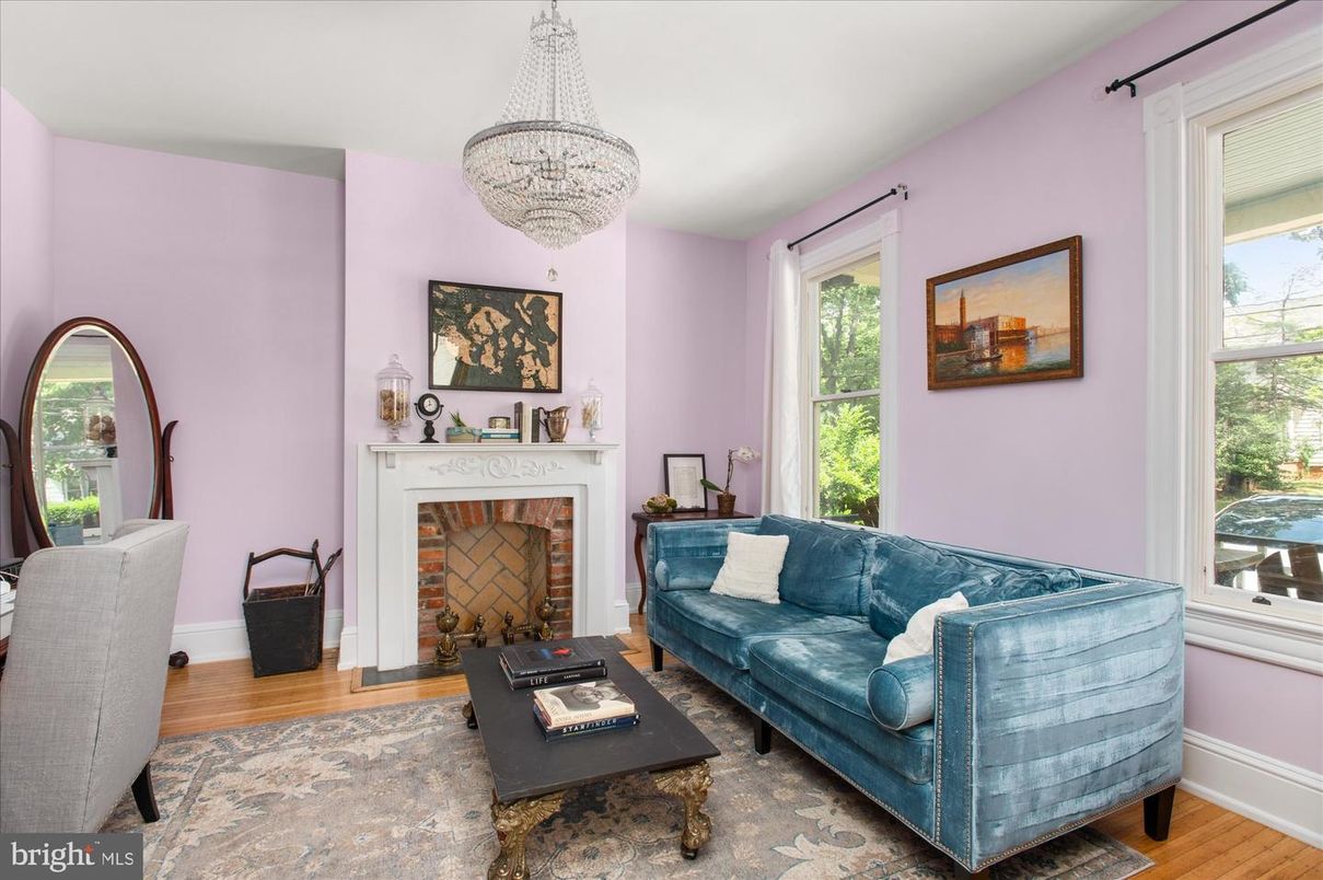 Chandelier, Fireplace, Interior, Living room, Wood Texture Flooring