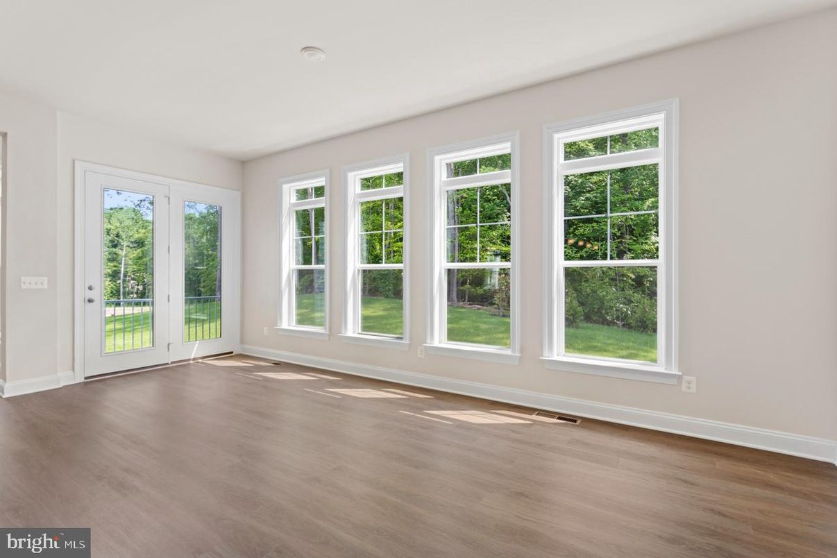 Empty room, Interior, Wood Texture Flooring