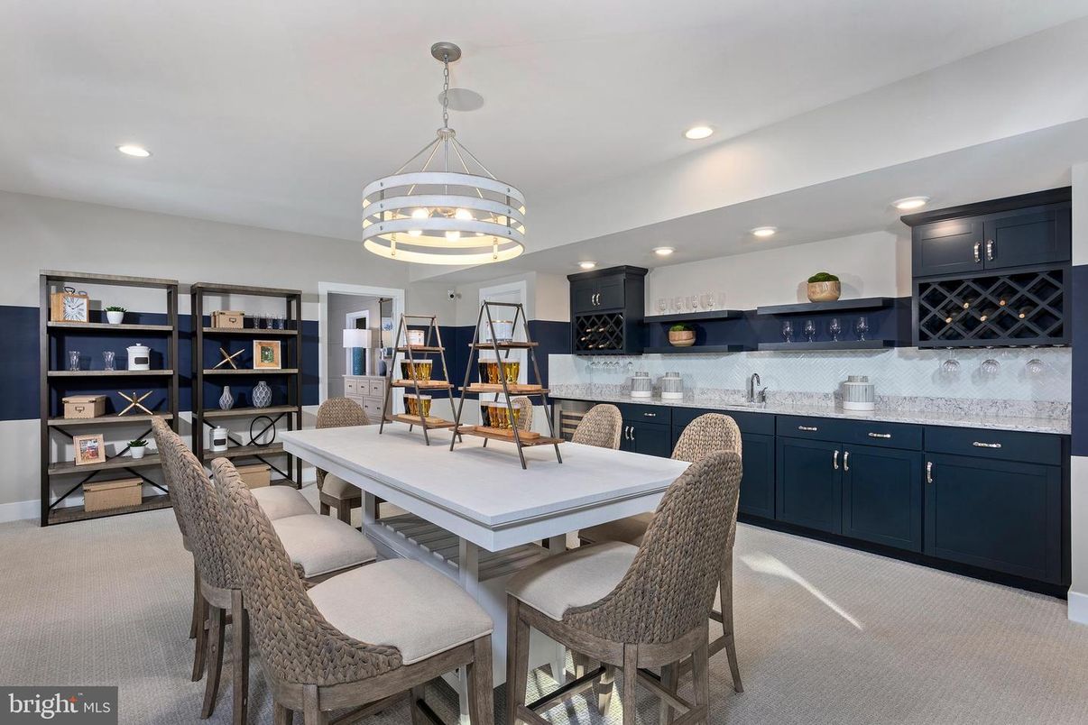 Dining room, Interior, Kitchen, Pendant Lights, Recessed Lighting