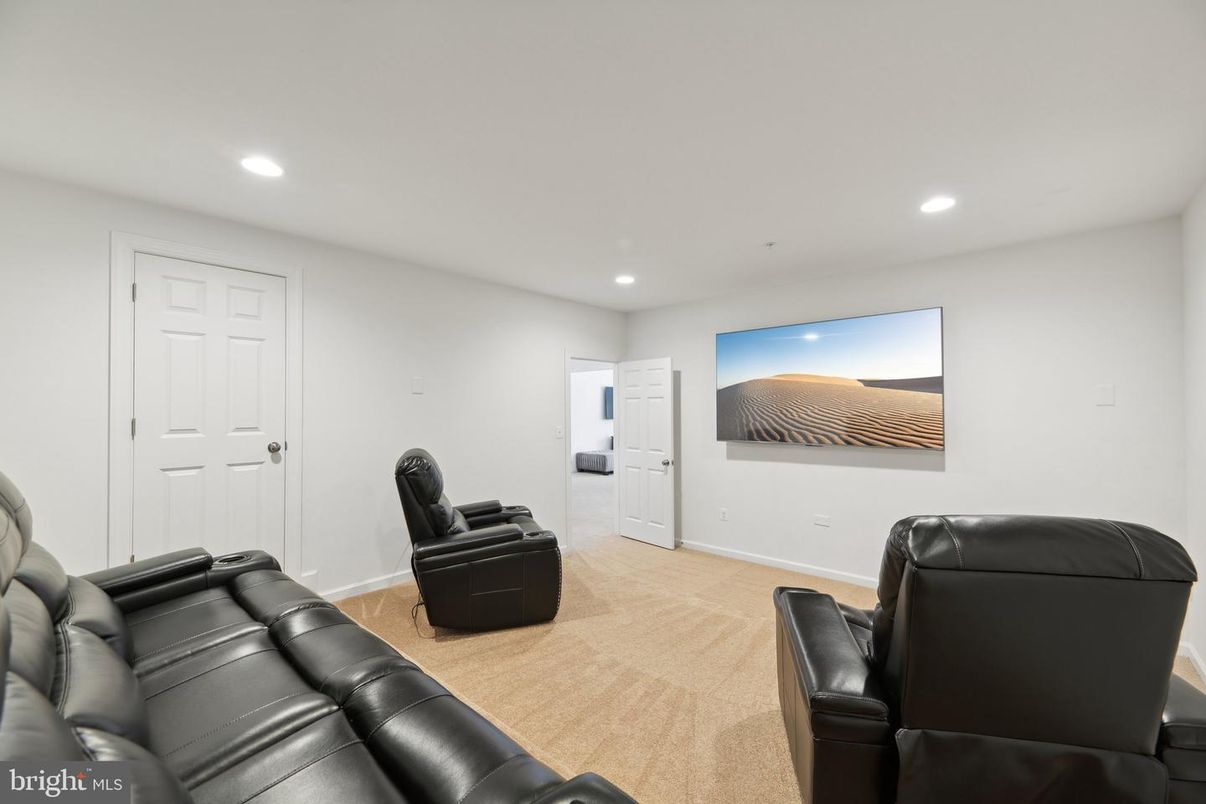 Home Theatre Room, Interior, Recessed Lighting, Theatre Room