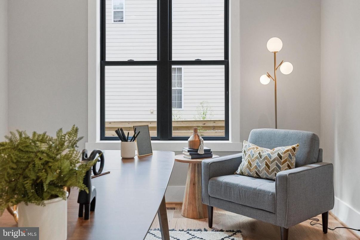 Home Office, Interior, Wood Texture Flooring