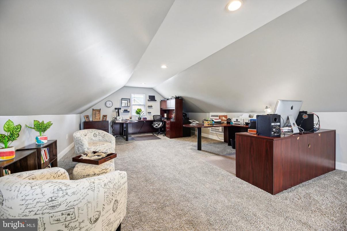 Home Office, Interior, Recessed Lighting