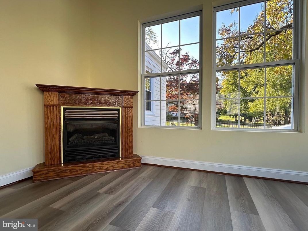 Fireplace, Interior, Wood Texture Flooring