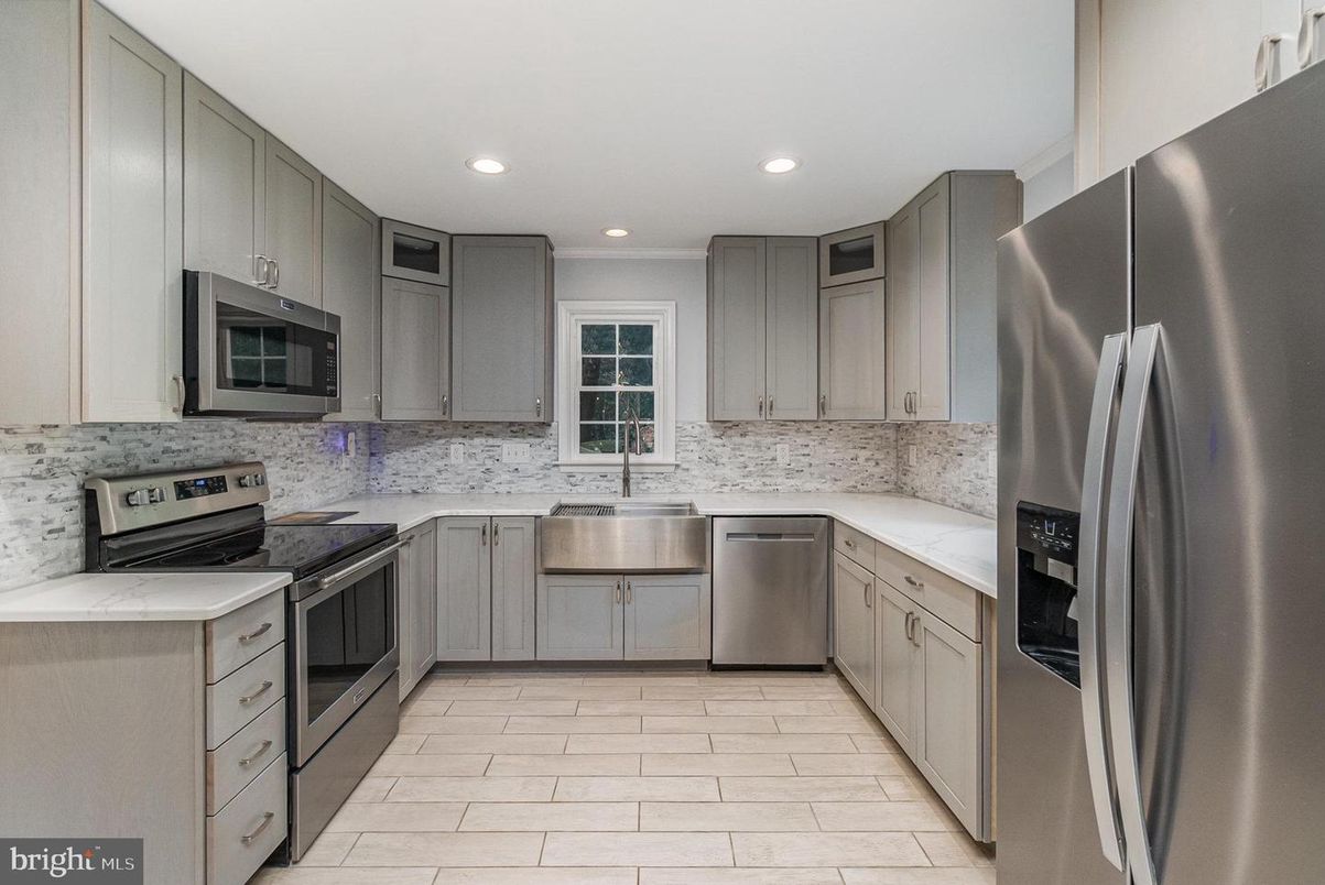 Interior, Kitchen, Recessed Lighting, Stainless Steel Appliances