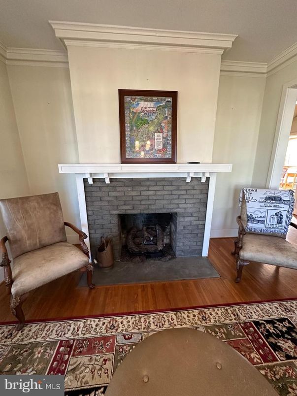 Fireplace, Interior, Wood Texture Flooring