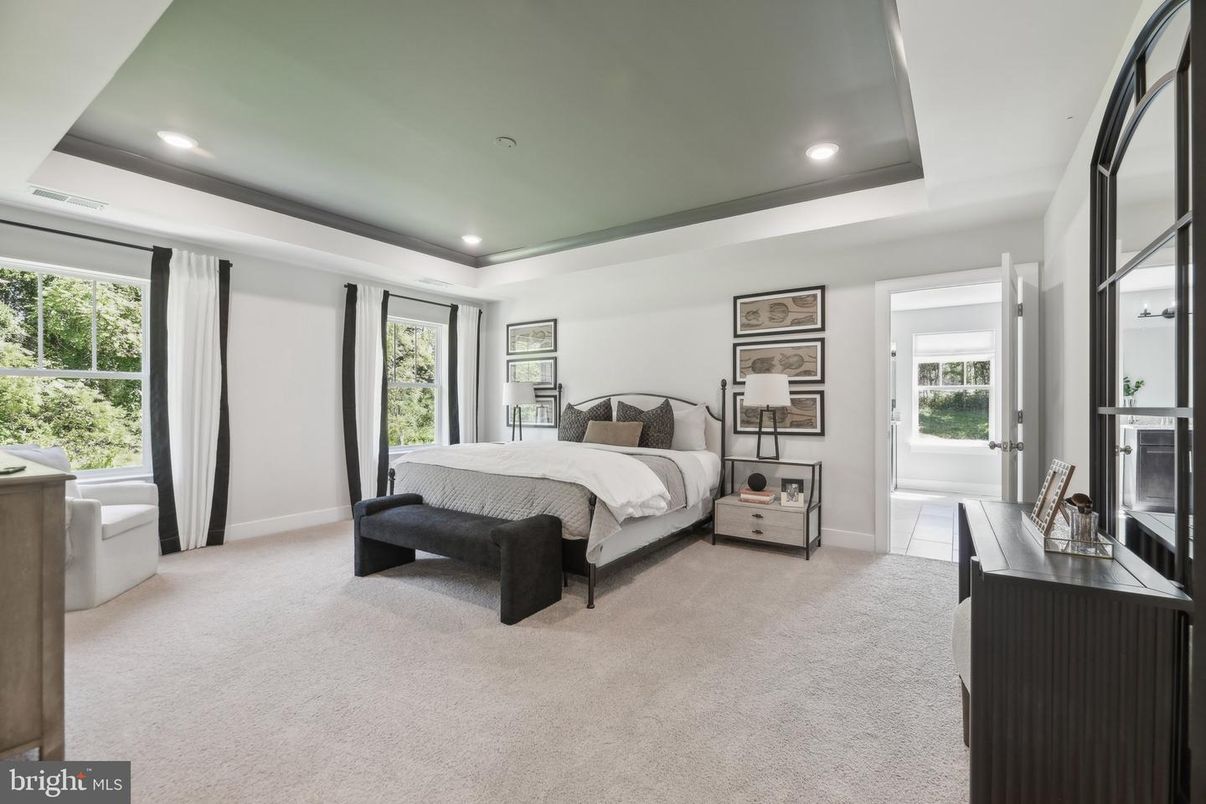 Bedroom, Interior, Recessed Lighting