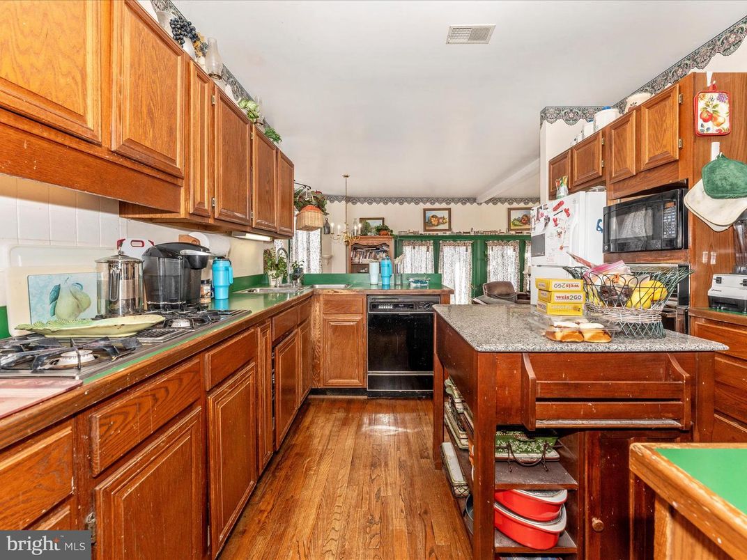 Interior, Kitchen, Wood Texture Flooring