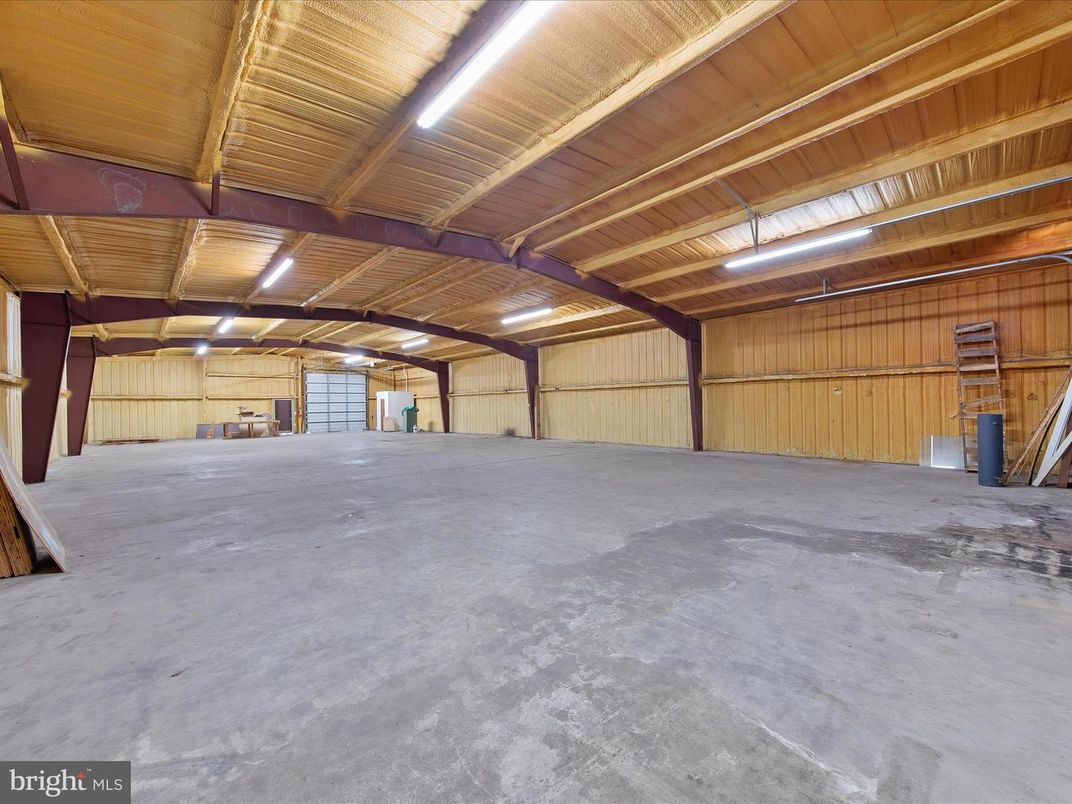 Garage, Interior, Wooden Beams, Wooden Ceilings, Wooden Walls