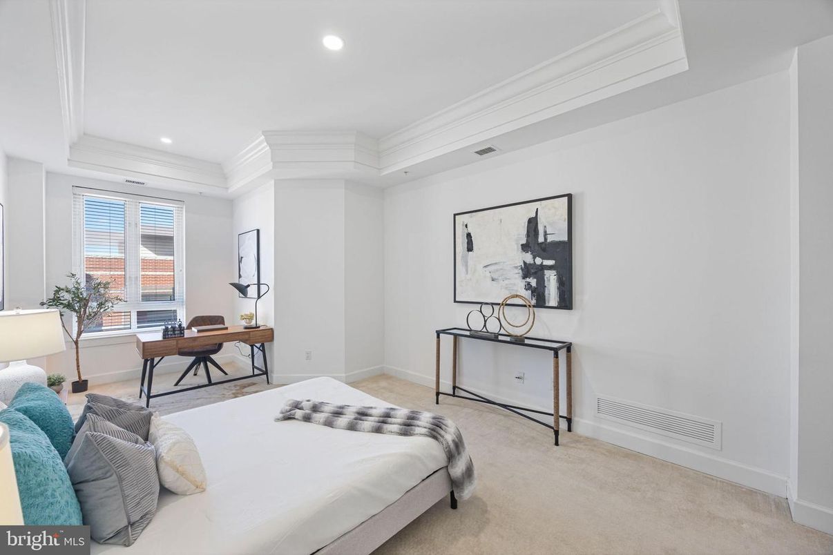 Bedroom, Home Office, Interior, Recessed Lighting