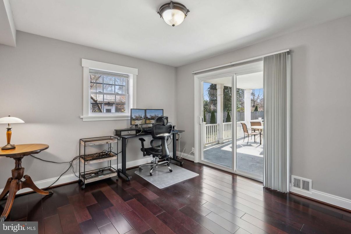 Home Office, Interior, Wood Texture Flooring