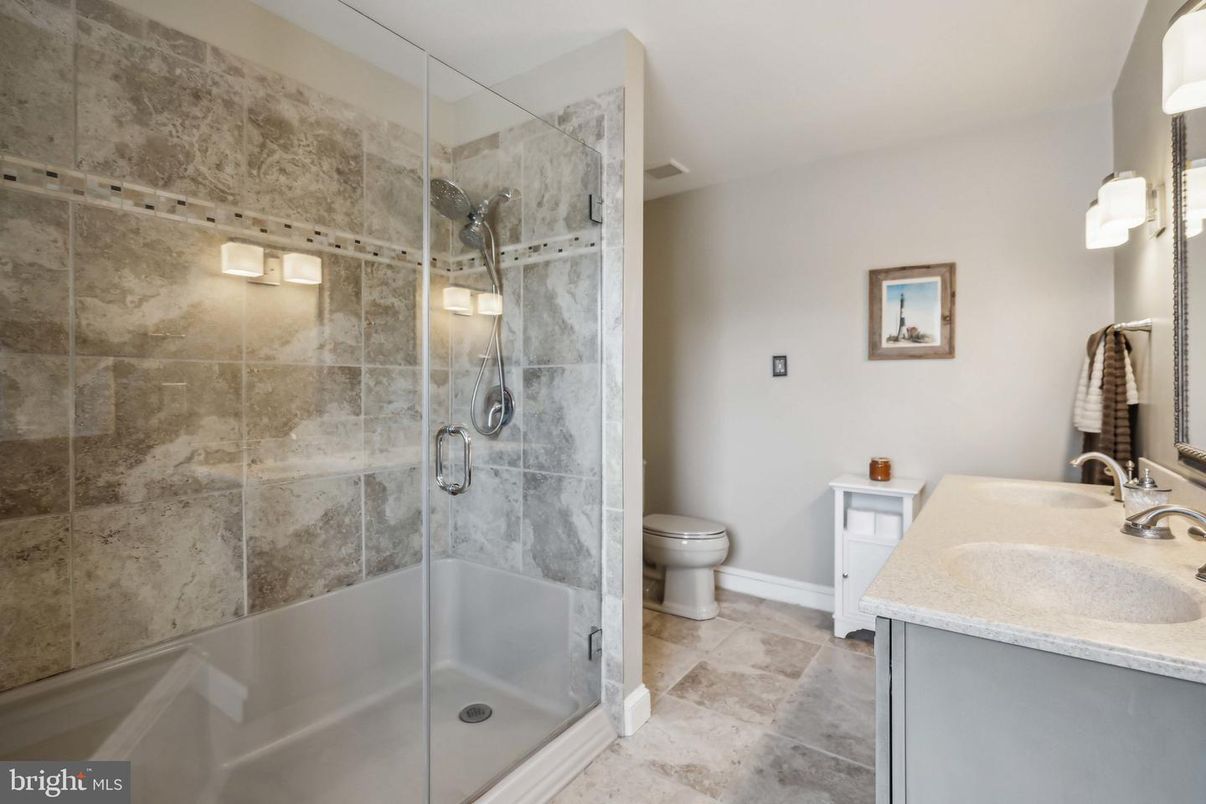 Bathroom, Glass Shower, Interior