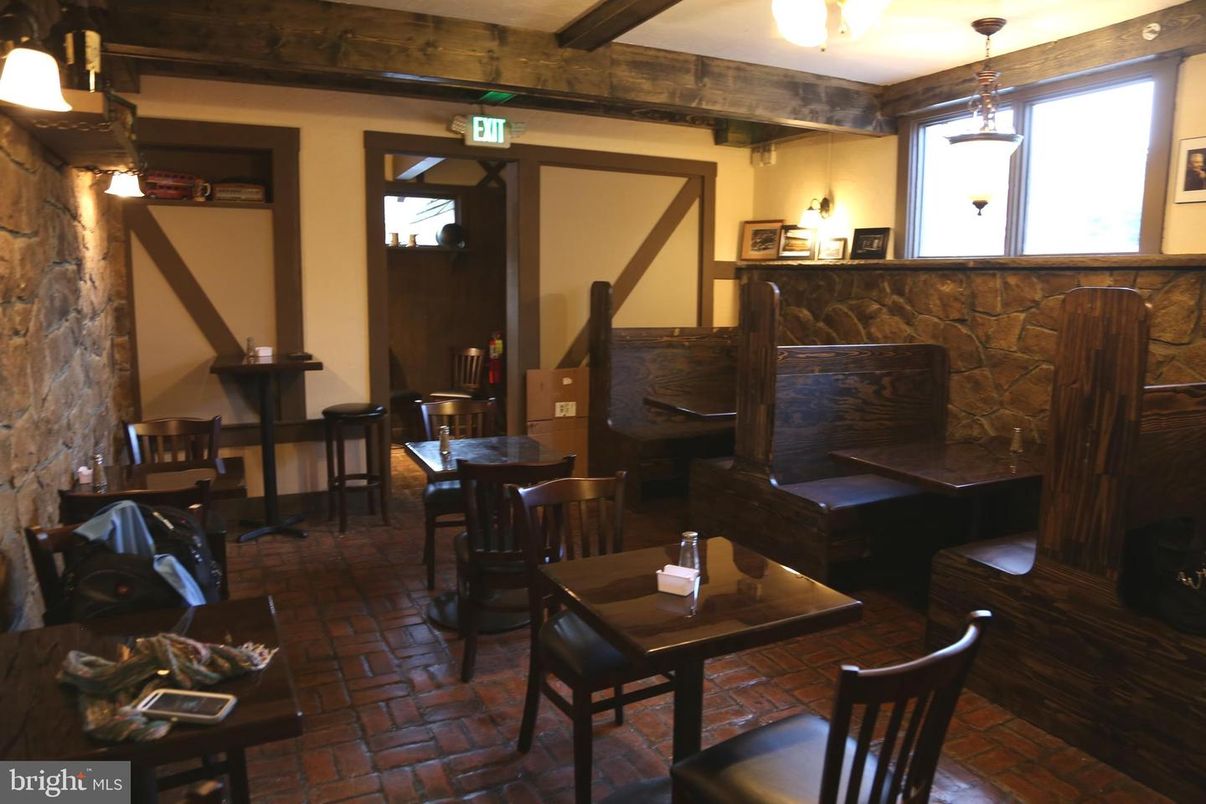 Fireplace, Interior, Pendant Lights, Wooden Beams
