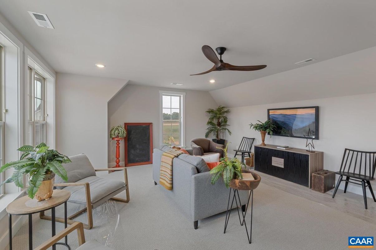 Interior, Living room, Recessed Lighting
