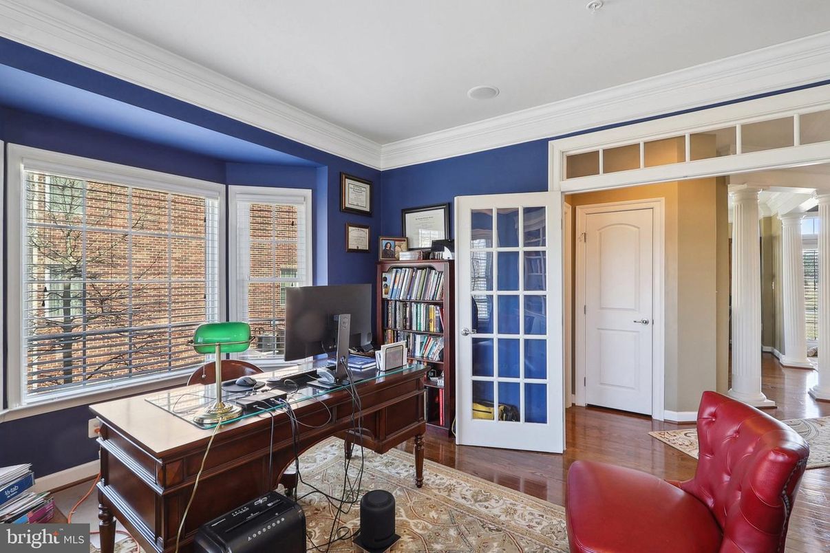 Home Office, Interior, Wood Texture Flooring
