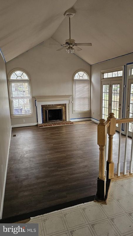 Fireplace, Interior, Wood Texture Flooring