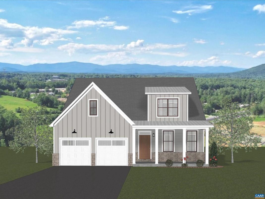 Attached, Exterior, Facade, Farmhouse
