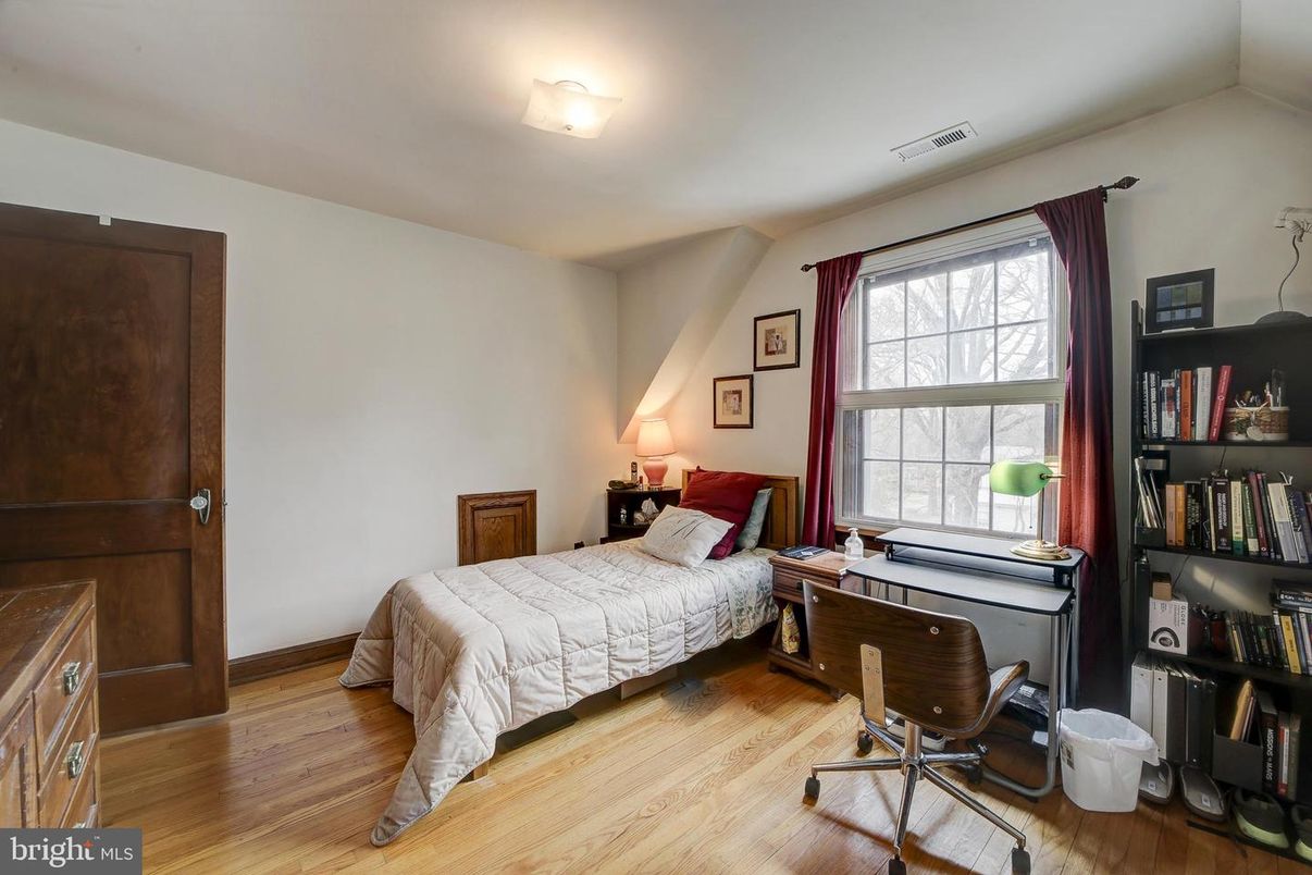Bedroom, Home Office, Interior, Wood Texture Flooring