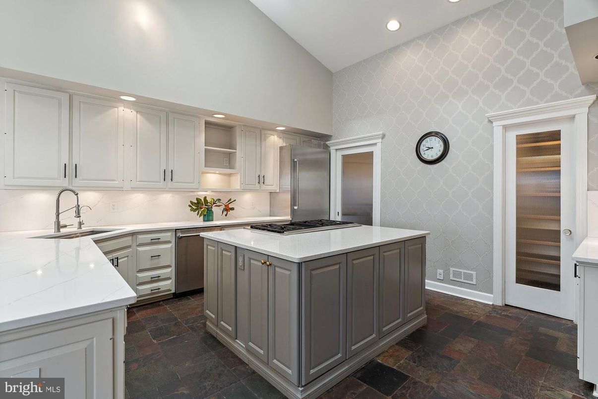 Interior, Kitchen, Recessed Lighting, Stainless Steel Appliances