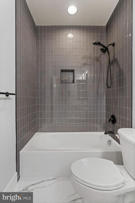 Bathroom, Interior, Marble, Recessed Lighting