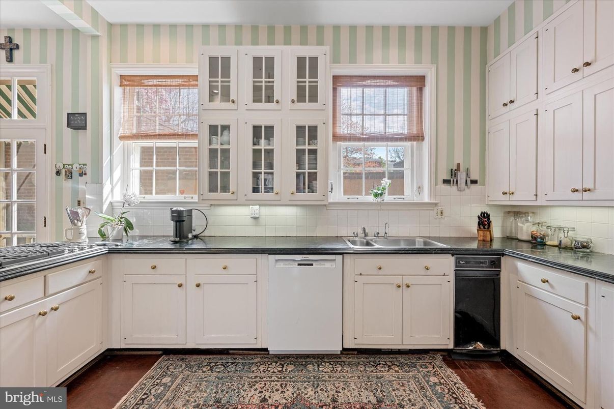 Interior, Kitchen, Wood Texture Flooring