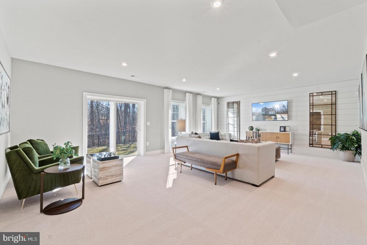 Interior, Living room, Recessed Lighting
