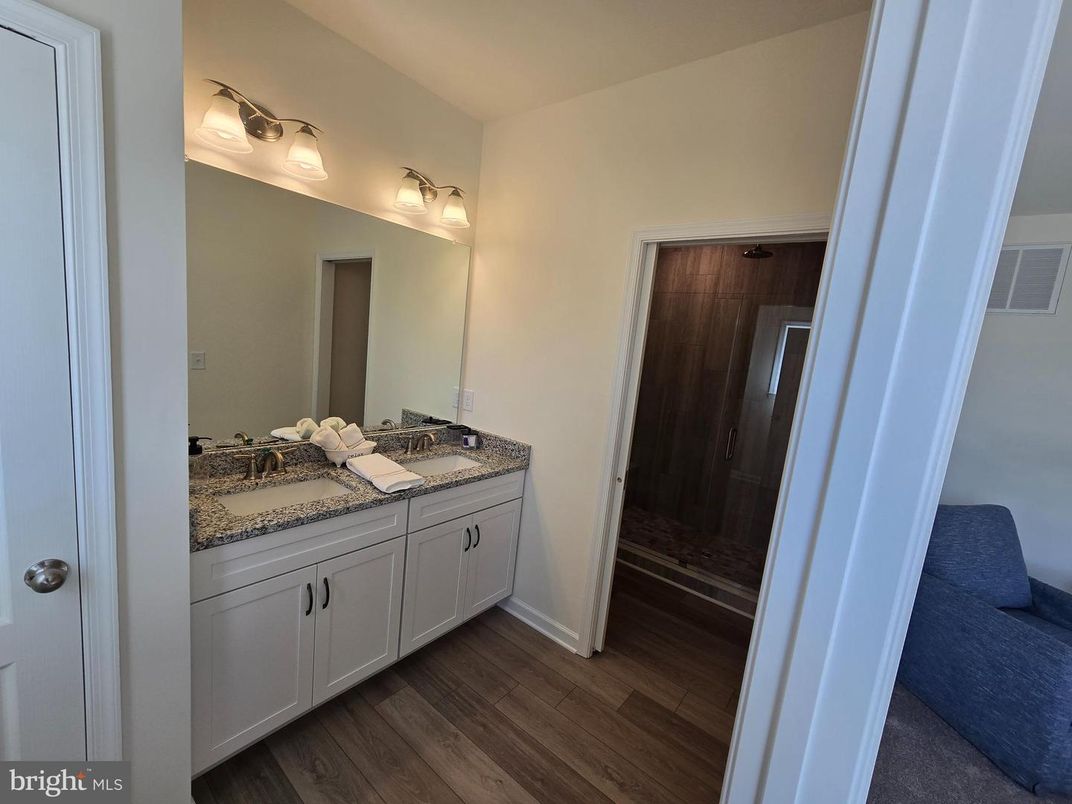 Bathroom, Interior, Wood Texture Flooring