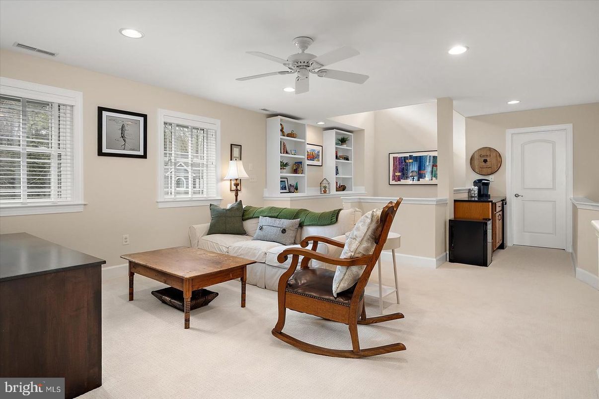 Interior, Living room, Recessed Lighting